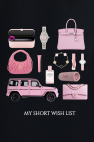 Футболка Oversized Plus Wish List Pink