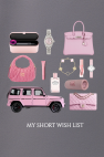 Футболка Oversized Wish List Pink