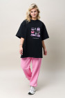 Футболка Oversized Wish List Pink